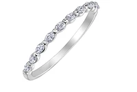 14K White Gold Marquise Cut Diamond Band - 6.5 / Carat Weight