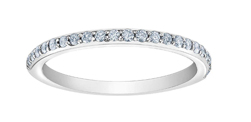 14K Lab Grown Round Brilliant Diamond Band