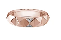 10Kt Geometric Diamond Fashion Ring - Gold