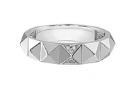10Kt Geometric Diamond Fashion Ring - Gold