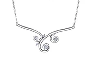 14K White Gold 0.25cttw Fancy Diamond Necklace