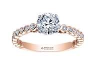 18K White Gold/Palladium Alloy (hypoallergenic) 0.85-1.34cttw Round Brilliant Diamond Ring - Gold / 0.85 Carat Total