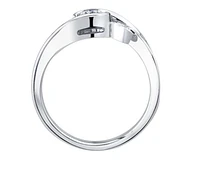 18K White Gold/Palladium Alloy (hypoallergenic) 0.40cttw Round Brilliant Mulit-Stone Diamond Ring