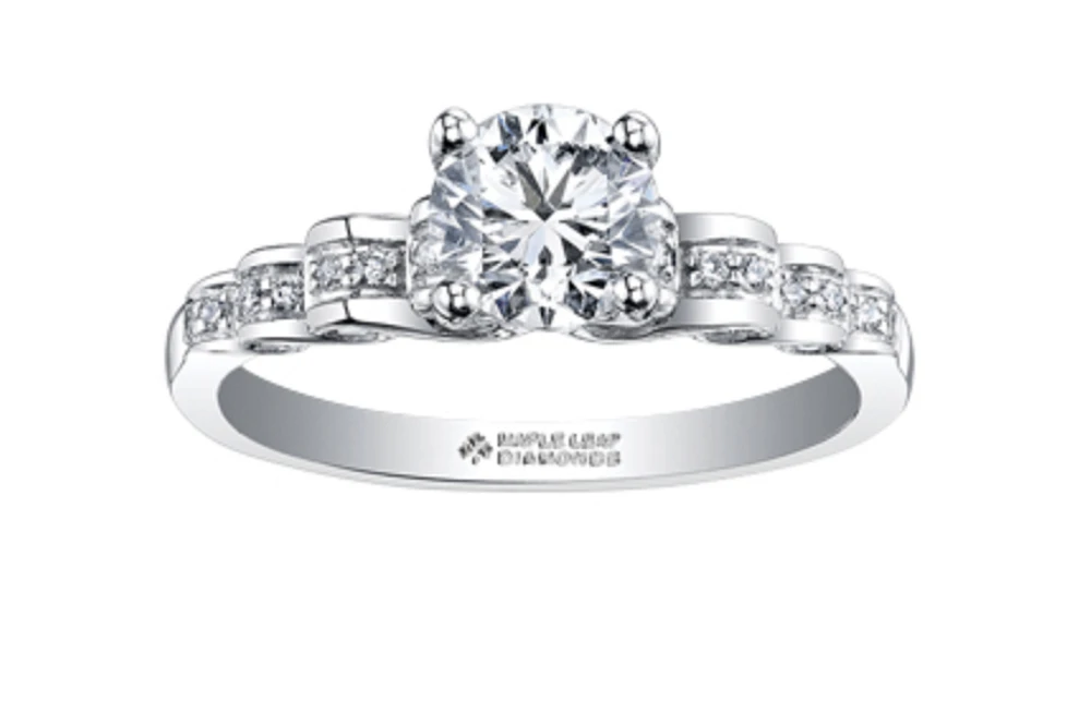 18K White Gold/Palladium Alloy (hypoallergenic) 0.75-1.15cttw Round Brilliant Multi-Stone Diamond Ring - / Carat Total