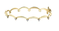 14K White Gold 0.25cttw Canadian Diamond Tennis Bracelet, 7"