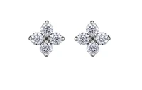 14K White Gold 0.40cttw Canadian Diamond Stud Earrings