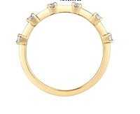 14K Yellow Gold 0.25cttw Canadian Diamond Band, 6.5