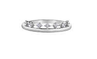 14K Yellow Gold 0.14cttw Canadian Diamond Band, 6.5