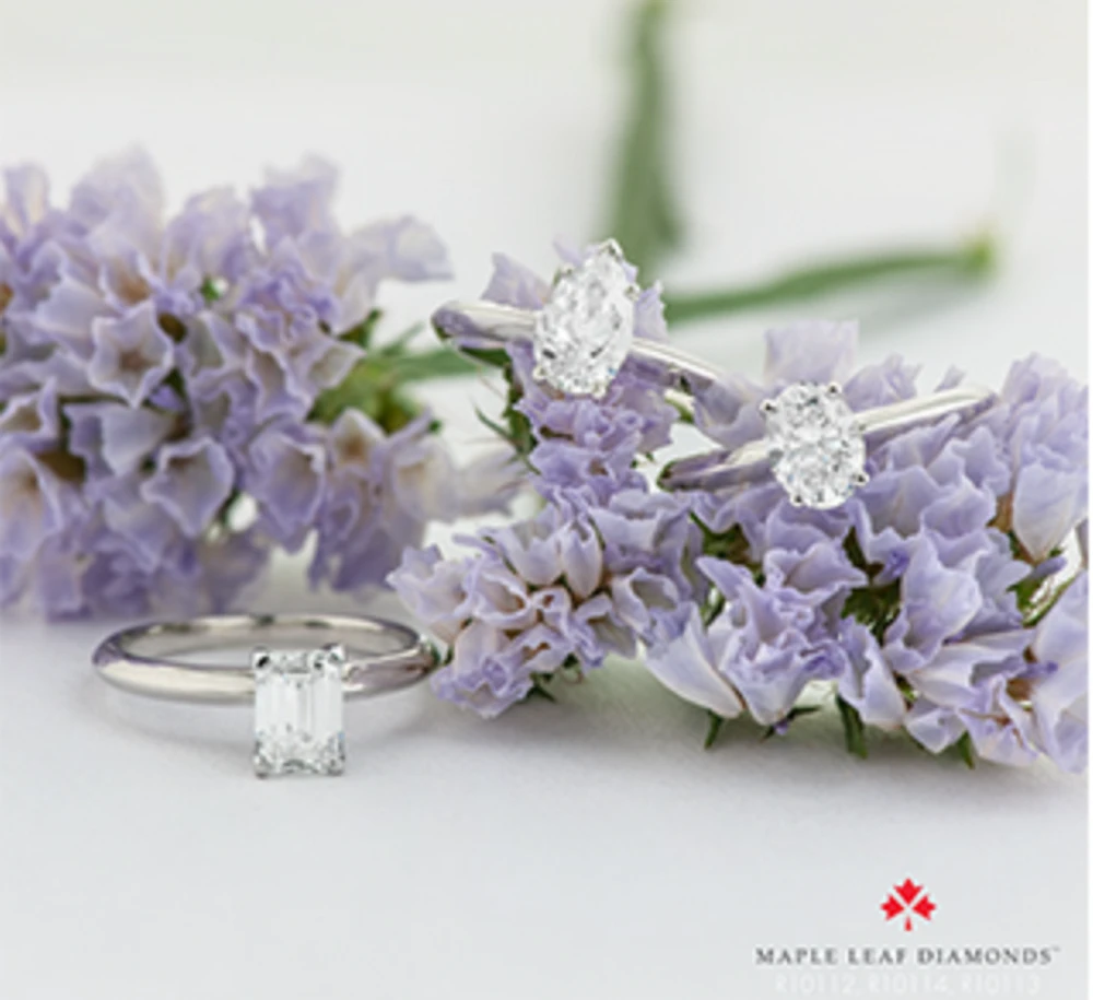 Platinum 0.50-0.70cttw Canadian Pear Shape Diamond Engagement Ring - 0.50 Carat /