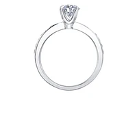 Platinum 0.69-2.49cttw Canadian Round Brilliant Diamond Engagement Ring, 6.5 - 0.69 Carat Total /