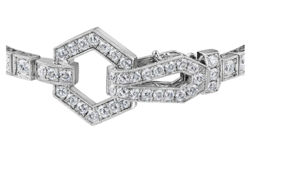 14K White Gold & Palladium Alloy (hypoallergenic) 4.00cttw Canadian Diamond Tennis Bracelet