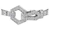 14K White Gold & Palladium Alloy (hypoallergenic) 4.00cttw Canadian Diamond Tennis Bracelet
