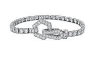 14K White Gold & Palladium Alloy (hypoallergenic) 4.00cttw Canadian Diamond Tennis Bracelet