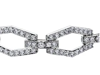14K White Gold & Palladium Alloy (hypoallergenic) 6.00cttw Canadian Diamond Tennis Bracelet