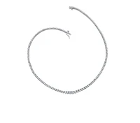 18K White Gold & Palladium Alloy (hypoallergenic) 9.03cttw Canadian Diamond Strand