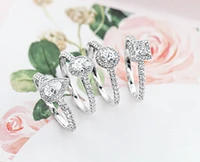 18K White Gold & Palladium Alloy (hypoallergenic) 0.53-1.25cttw Canadian Princess Diamond Engagement Ring - / Carat Total