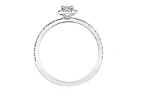 14K White Gold 0.45cttw Canadian Diamond Engagement Ring
