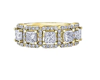 18K White, Yellow, or Rose Gold 1.03-2.00cttw Canadian Diamond Band - / Carat Total