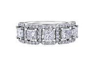 18K White, Yellow, or Rose Gold 1.03-2.00cttw Canadian Diamond Band - / Carat Total