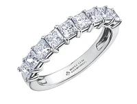 18K White, Yellow, or Rose Gold With Palladium Alloy (hypoallergenic) 1.40-1.85cttw Canadian Diamond Band - / Carat Total