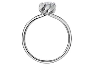 18K White Gold Palladium Alloy (hypoallergenic) 0.33-1.08cttw Princess Cut Canadian Diamond Engagement Ring - / 0.33 Carat Total