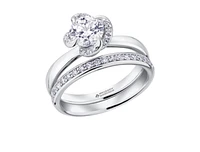 18K White Gold Palladium Alloy (hypoallergenic) 0.25-1.08cttw Round Brilliant Canadian Diamond Engagement Ring - / 0.25 Carat Total