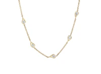 14K Yellow Gold 0.32cttw Canadian Diamond Tennis Bracelet