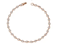 14K Rose Gold 1.12cttw Canadian Diamond Tennis Bracelet