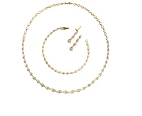 14K Yellow Gold 0.64cttw Round Brilliant Canadian Diamond Dangle Earrings