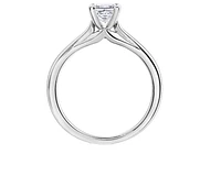 14K White Gold 0.40-0.70cttw Princess Cut Diamond Engagement Ring, 6.5 - / 0.40 Carat Total