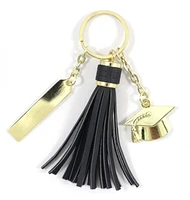 GOLD PLATED AND BLACK GRADUATION KEY - BC7517