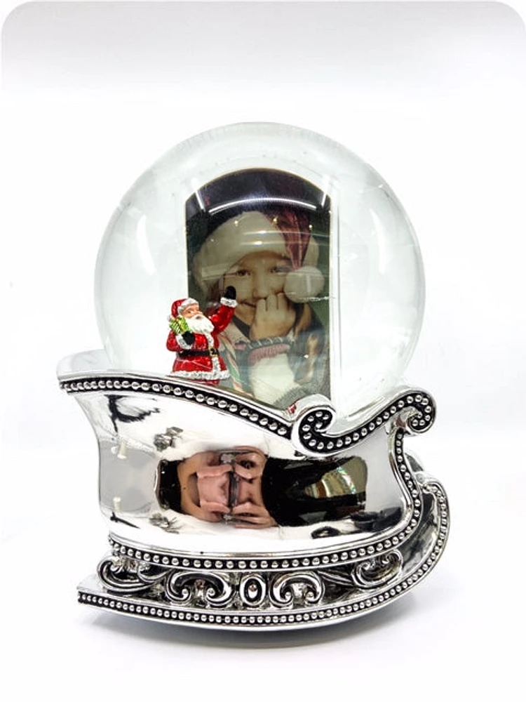 Santa with Frame Musical Waterglobe