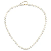 14k 6-7mm Fresh Water Cultured Pearl 7.25" with 1" Extender Bracelet 18" with 2" Extender Necklace and Earring Set