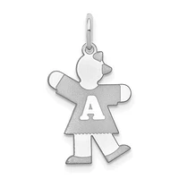 14K Alphabet Girl - 14K Yellow Gold