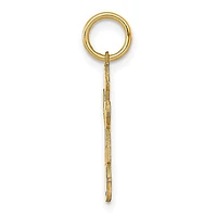 14K Alphabet Girl - 14K Yellow Gold