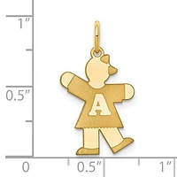 14K Alphabet Girl - 14K Yellow Gold