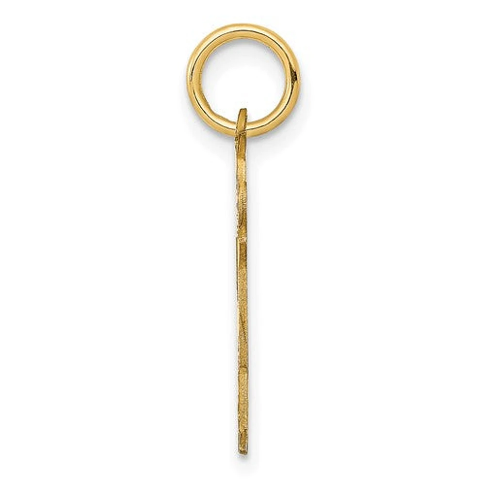 14K Alphabet Boy - 14K Yellow Gold