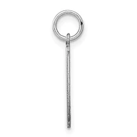 Vertical Bar Name Pendants - Sterling Silver