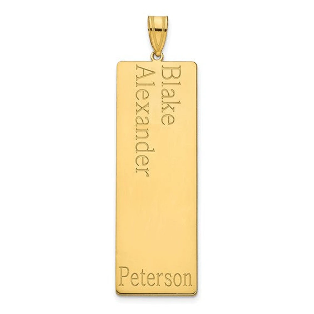 (Up to 8 Names) Name Family Pendant - Sterling Silver