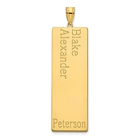 (Up to 8 Names) Name Family Pendant - Sterling Silver