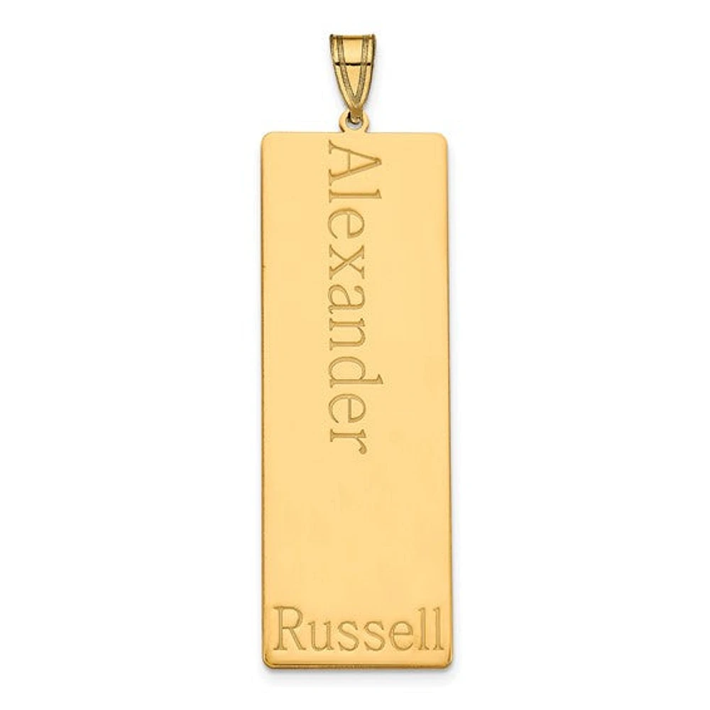 (Up to 8 Names) Name Family Pendant - Sterling Silver