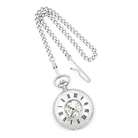 Charles Hubert Polished Brass Window Cover Pocket Watch
