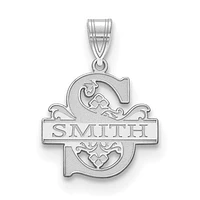 Filligree Letter, Family Name Charm - Sterling Silver