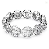Swarovski Constella Ring Pavé, White, Rhodium plated