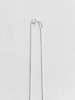 925 Sterling Silver 1.1mm Polished Boxed Chain with Spring Clasp - 16 Inches
