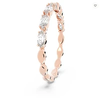 Swarovski Vittore Ring Marquise Cut, White, Rose Gold-tone Plated - 5366583