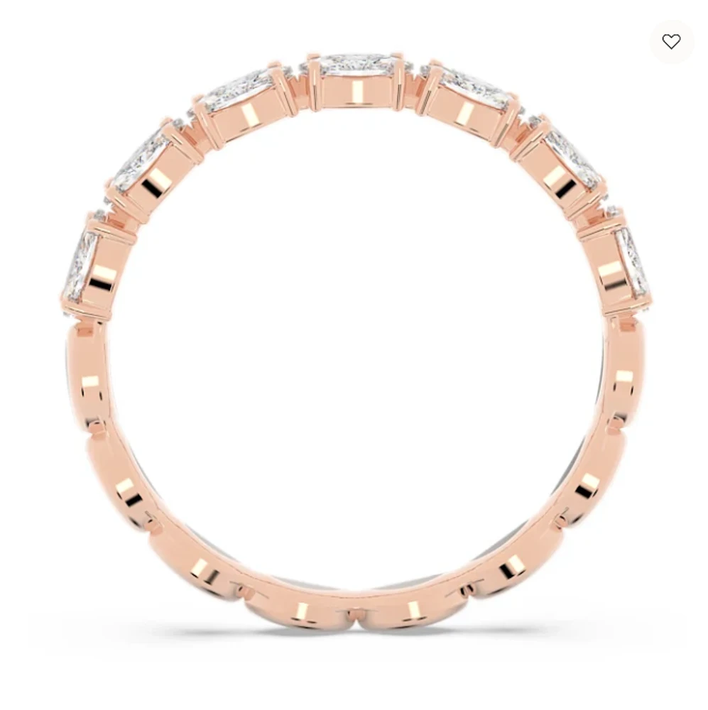 Swarovski Vittore Ring Marquise Cut, White, Rose Gold-tone Plated - 5366583