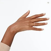 Swarovski Vittore Ring Marquise Cut, White, Rose Gold-tone Plated - 5366583