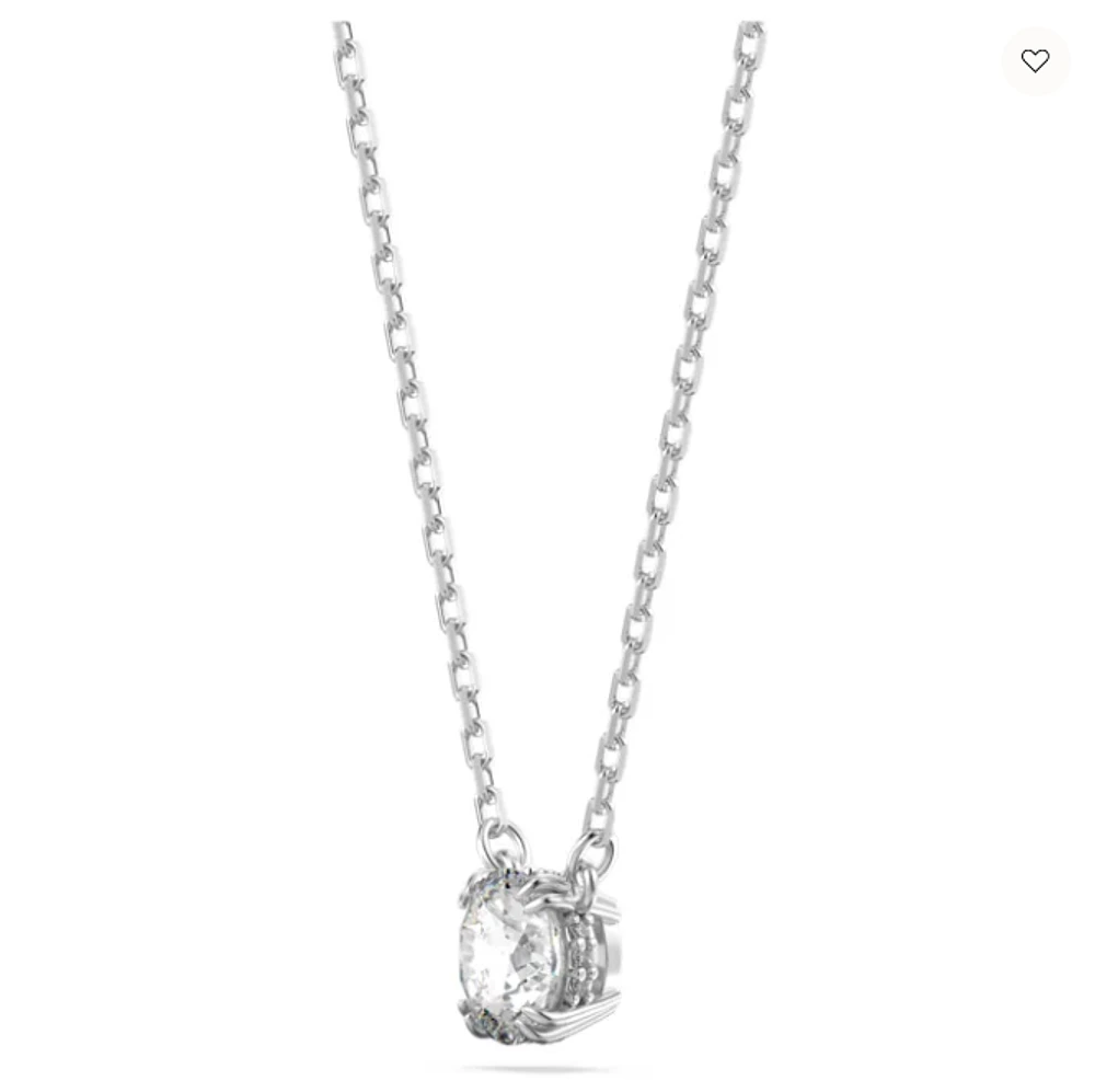 Swarovski Constella Set Round Cut, White, Rhodium plated - 5647663