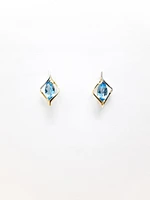 Blue Topaz Earrings